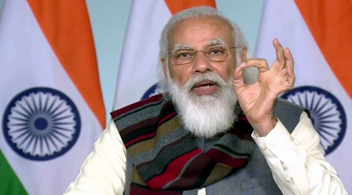 प्रधानमंत्री नरेन्द्र मोदी ने लाखों किसानों को सीधे (वर्चुअली) संबोधित किया