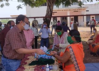 मितानिन बहनों को मिलने लगा सेनेटाइजर ,मास्क, हैंड ग्लोव और गमबूट bemeta