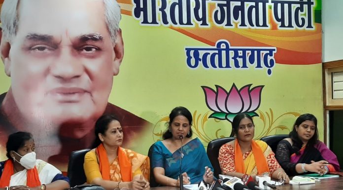 शराब बंदी को लेकर भाजपा महिला मोर्चा ने कही ये बात