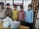 7 किलों गांजा के साथ 3 आरोपी गिरफ्तार