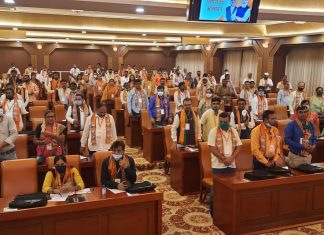 भाजपा ने प्रदेश में स्वास्थ्य स्वयंसेवकों को दिया प्रशिक्षण