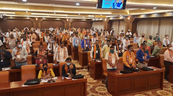 भाजपा ने प्रदेश में स्वास्थ्य स्वयंसेवकों को दिया प्रशिक्षण