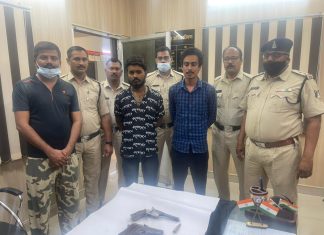 रायपुर में कट्टा और पिस्टल के साथ दो आरोपी गिरफ्तार
