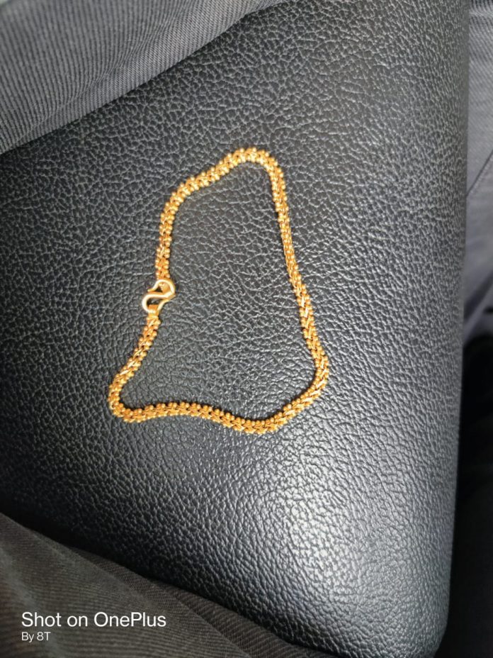 Police arrested an accused who did chain snatching