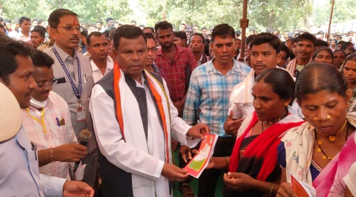 दूरस्थ क्षेत्र के ग्रामीणों को मूलभूत सुविधा और शासकीय योजनाओं का लाभ दिलाना शासन की सर्वोच्च प्राथमिकता : कवासी लखमा