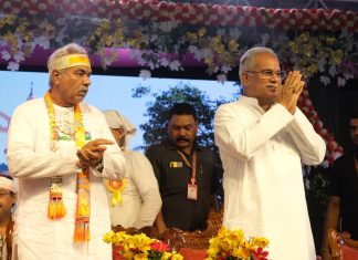 मुख्यमंत्री भूपेश बघेल शदाणी दरबार वर्षी महोत्सव में हुए शामिल