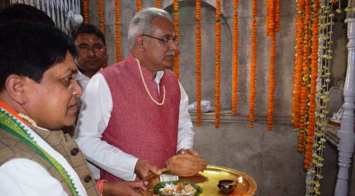 रायपुर : गिरौदपुरी मेला में शामिल हुए मुख्यमंत्री भूपेश बघेल