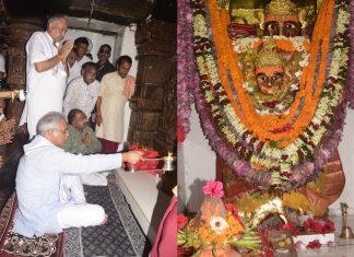 मुख्यमंत्री भूपेश बघेल ने रतनपुर में मां महामाया की पूजा-अर्चना की