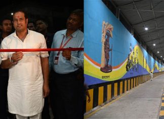 मुख्यमंत्री ने तेलघानी नाके के समीप रेलवे अंडरब्रिज का किया लोकार्पण