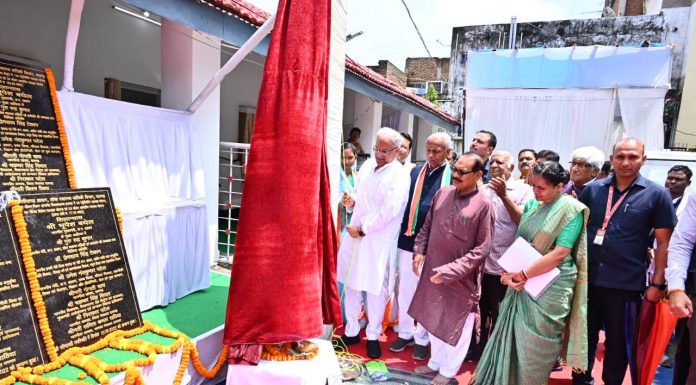 मुख्यमंत्री भूपेश बघेल ने लैलूंगा में 373 करोड़ रुपये के विभिन्न विकास कार्यों का किया लोकार्पण एवं शिलान्यास