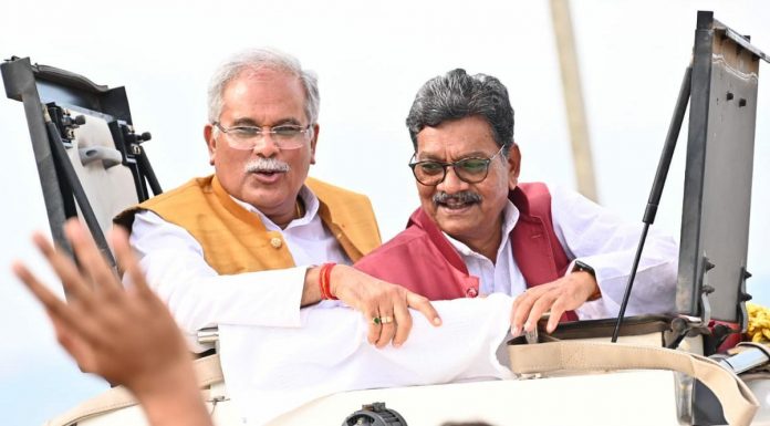 नवगठित जिला सक्ती का शुभारंभ अवसर पर रोड शो