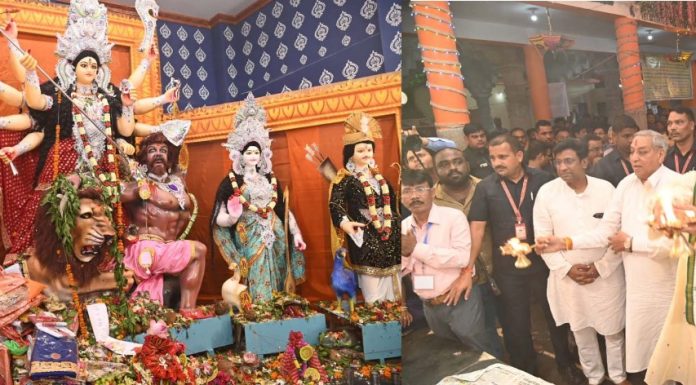 मां दुर्गा के दर्शन के लिए पंडालों में पहुंचे मुख्यमंत्री भूपेश बघेल