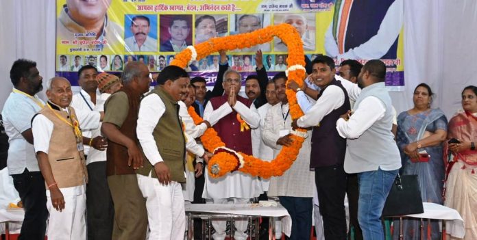 Chief Minister attended the felicitation ceremony of Mahasamund District Marar Samaj