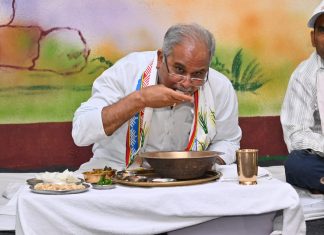 छत्तीसगढ़ में छलका बोरे-बासी तिहार का उत्साह