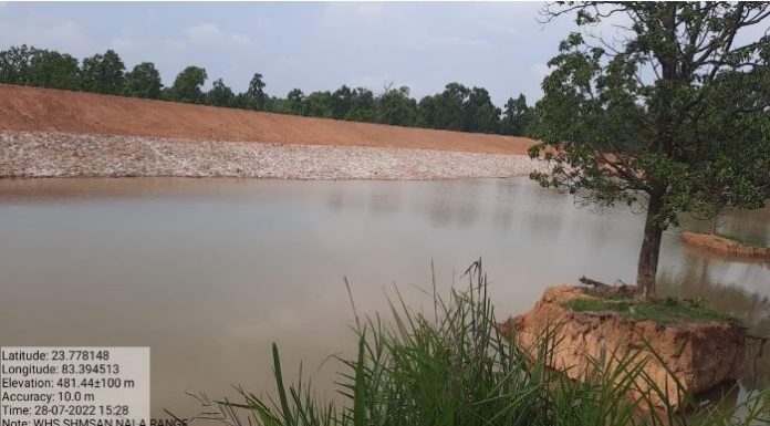 समशान नाला किसानों और वन्य प्राणियों के लिए बना वरदान