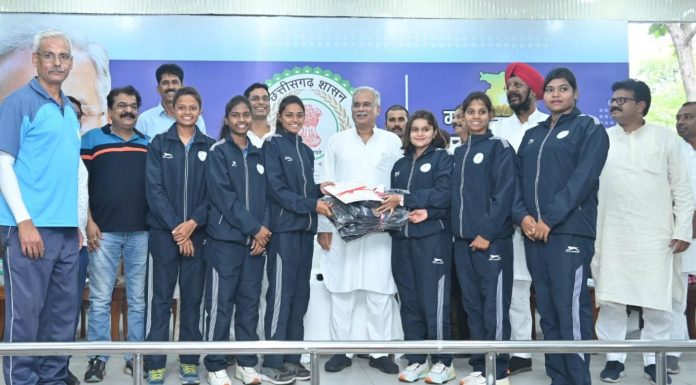 छत्तीसगढ़ में खेलों के लिए अच्छा माहौल – मुख्यमंत्री भूपेश बघेल