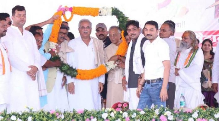 मुख्यमंत्री जांजगीर-चांपा जिला साहू संघ के शपथ ग्रहण एवं सम्मान समारोह में हुए शामिल
