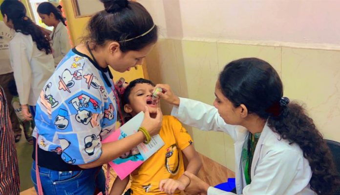 Swarnaprashan was done for 1145 children in Ayurveda College Hospital