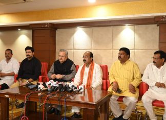 जनजाति समुदायों के विधेयक के राज्यसभा में पास होने पर भाजपा की प्रेस वार्ता