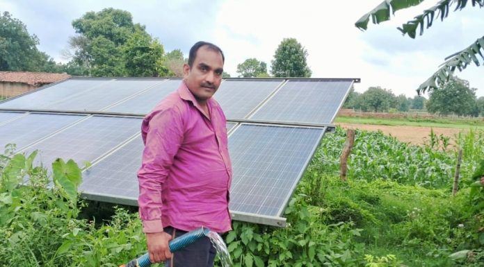 रायपुर : सोलर सिंचाई पम्पों से खेतों में छायी हरियाली