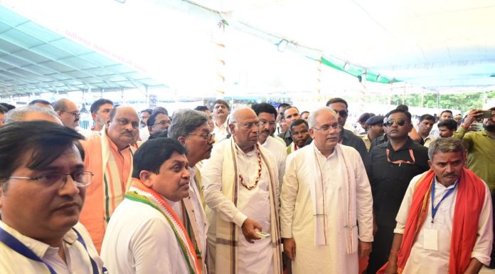 जांजगीर में आयोजित ’भरोसे का सम्मेलन’ कार्यक्रम’ : 467 करोड़ 32 लाख 92 हजार के कार्यों का हुआ लोकार्पण और शिलान्यास