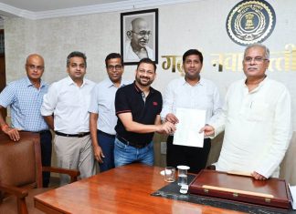 मुख्यमंत्री भूपेश बघेल से क्रेडाई छत्तीसगढ़ के पदाधिकारियों ने की सौजन्य मुलाकात