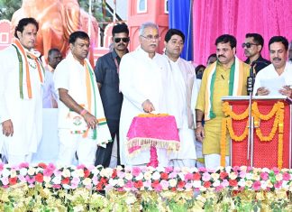 मुख्यमंत्री श्री बघेल ने रायपुर शहर को दी 132 करोड़ 42 लाख रूपए के विकास कार्यों की सौगात