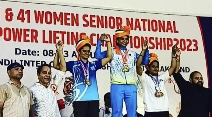 सींनियर नेशनल पावर लिफ्टिंग चैंपियनशिप 2023 में दक्षिण पूर्व मध्य रेलवे के खिलाड़ियों का शानदार प्रदर्शन