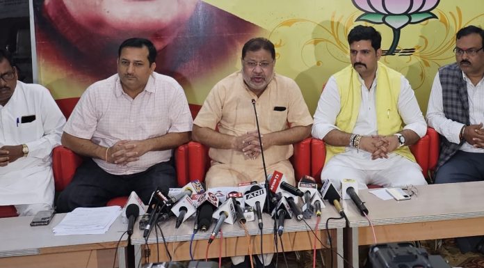 मतदाता सूची में नए नाम जोड़ने तथा गलत नाम विलोपित करने का समय 15 दिन और बढ़ाया जाए : भाजपा