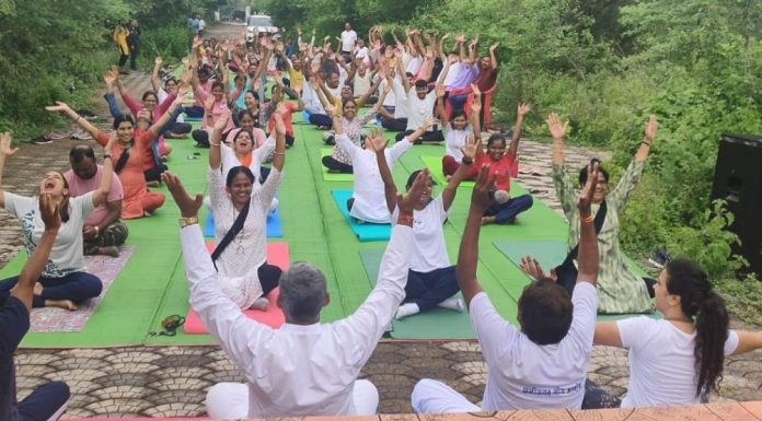 सड्डू में 44 वें निःशुल्क नियमित योगाभ्यास केंद्र का शुभारंभ