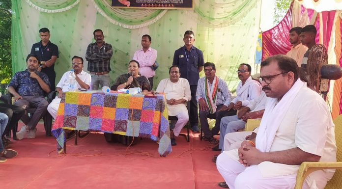 मंत्री श्रीमती भेंड़िया ने विभिन्न विकास कार्यों का किया भूमिपूजन