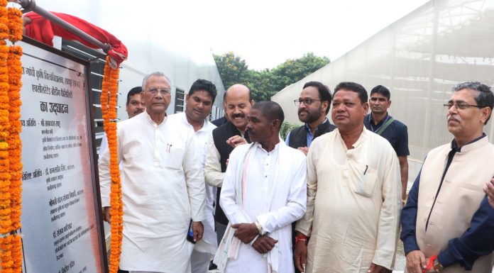 कृषि मंत्री साहू ने कृषि विश्वविद्यालय में धान प्रजनन आधुनिकीकरण कार्यक्रम का लोकार्पण किया