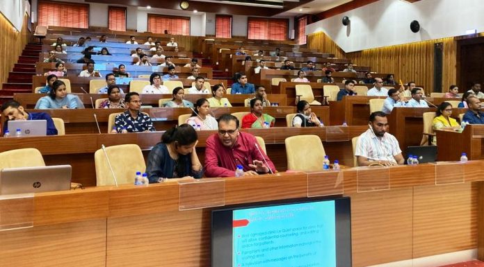 राष्ट्रीय तम्बाकू नियंत्रण कार्यक्रम के अंतर्गत राज्य स्तरीय प्रशिक्षण-सह-उन्मुखीकरण कार्यशाला का आयोजन