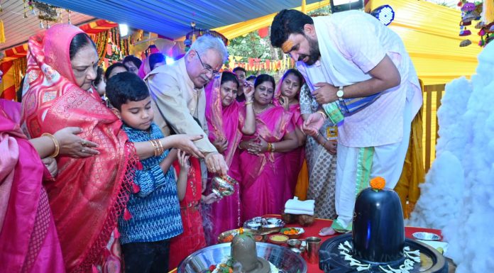 मुख्यमंत्री निवास में धूमधाम से मनाया गया तीजा-पोरा तिहार: मुख्यमंत्री बघेल ने करु भात खिलाने से लेकर साज-श्रृंगार और विदाई की निभाई रस्में