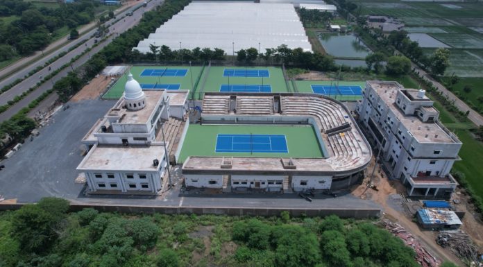 रायपुर में तैयार हुई छत्तीसगढ़ की पहली टेनिस अकादमी, 3 हजार की दर्शक क्षमता के साथ 4 एकड़ क्षेत्र में 17.75 करोड़ रूपए की लागत से निर्मित
