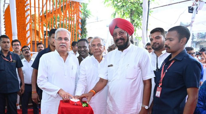 मुख्यमंत्री भूपेश बघेल ने रायपुर शहर को दी 1021.59 करोड़ रूपए के विकास कार्यों की सौगात