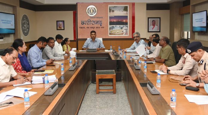 मुख्य सचिव ने आगामी विधानसभा :चुनाव के मद्देनजर अधिकारियों को दिये निर्देश