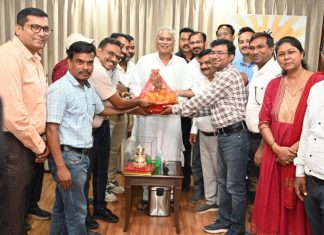 मुख्यमंत्री से छत्तीसगढ़ राज्य विद्युत मंडल अभियंता संघ ने की सौजन्य मुलाकात