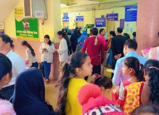 आयुर्वेद महाविद्यालय चिकित्सालय में 1480 बच्चों को कराया गया स्वर्ण अमृत प्राशन