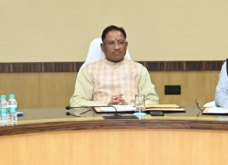 मुख्यमंत्री विष्णुदेव साय की अध्यक्षता में मंत्रालय महानदी भवन में कैबिनेट की बैठक शुरू