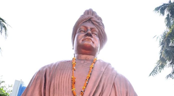 मुख्यमंत्री विष्णु देव साय राजधानी रायपुर के स्वामी विवेकानंद सरोवर पहुंचे