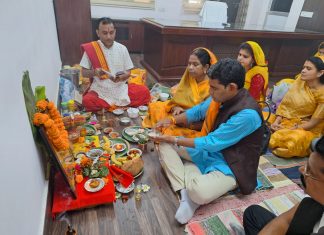 राजस्व एवं आपदा प्रबंधन मंत्री टंकराम वर्मा ने शंकर नगर स्थित बी-5/10 बँगला में कार्यालय किया प्रारंभ