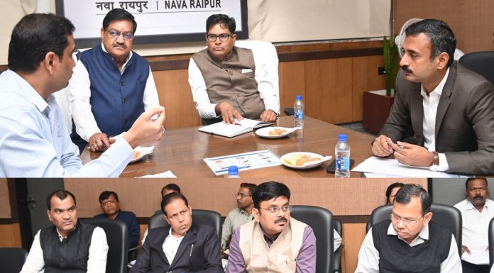 वित्त मंत्री ओपी चौधरी ने की खाद्य एवं नागरिक आपूर्ति विभाग के विभागीय बजट की समीक्षा