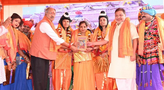 ‘जय श्री राम’ के उद्घोष से राममय हुआ दूधाधारी मठ प्रांगण