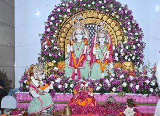 मुख्यमंत्री विष्णु देव साय श्री राम मंदिर पहुँचे