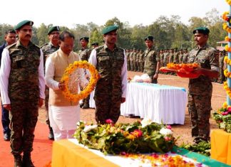 हमारे जवान नक्सली चुनौती का बहादुरी के साथ कर रहे हैं मुकाबला : मुख्यमंत्री विष्णु देव साय