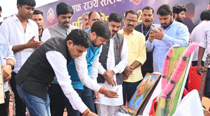 खेल हमें सिखाता है कि जिंदगी में हार भी जरूरी है-खेल मंत्री टंकराम वर्मा
