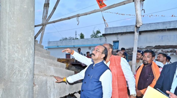 उप मुख्यमंत्री अरुण साव के निर्देश के बाद पानी टंकी के निर्माण में आई तेजी