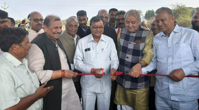 वाणिज्य और उद्योग एवं श्रम विभाग मंत्री लखन लाल देवांगन ने नगपुरा स्थित गौशाला का किया उद्घाटन