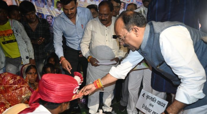 शिक्षा के माध्यम से ही समाज और राष्ट्र को होगा विकास,समाजिक बुराइयों को दूर करना हम सब की जिम्मेदारी-उपमुख्यमंत्री अरुण साव